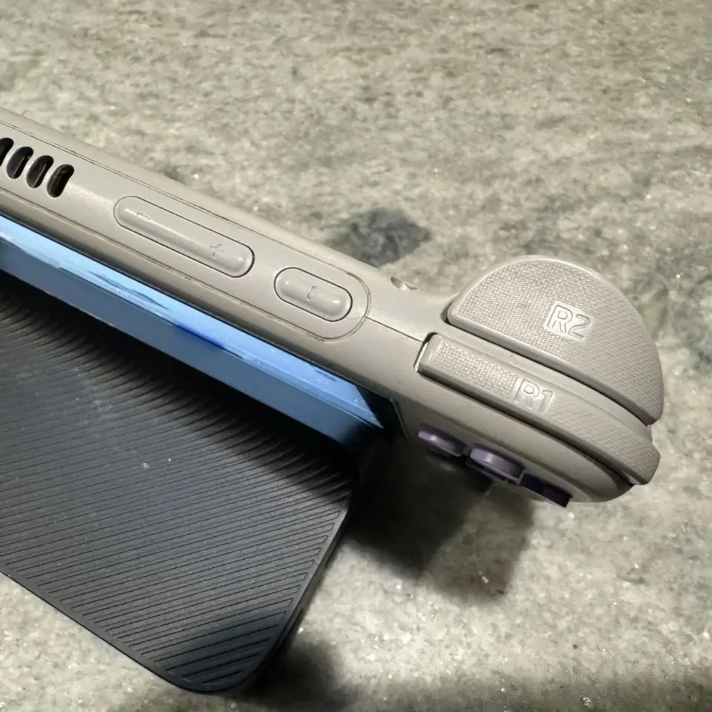 Pocket Handheld Gaming Console - Gray and Purple